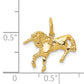 14k Yellow Gold 14k Unicorn Charm