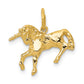 14k Yellow Gold 14k Unicorn Charm