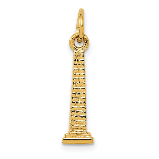 14k Yellow Gold 14K 3D Washington Monument Charm