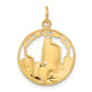 14k Yellow Gold 14k Chicago Skyline Charm