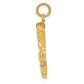 14k Yellow Gold 14k Boot Charm