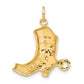 14k Yellow Gold 14k Boot Charm