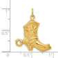 14k Yellow Gold 14k Boot Charm