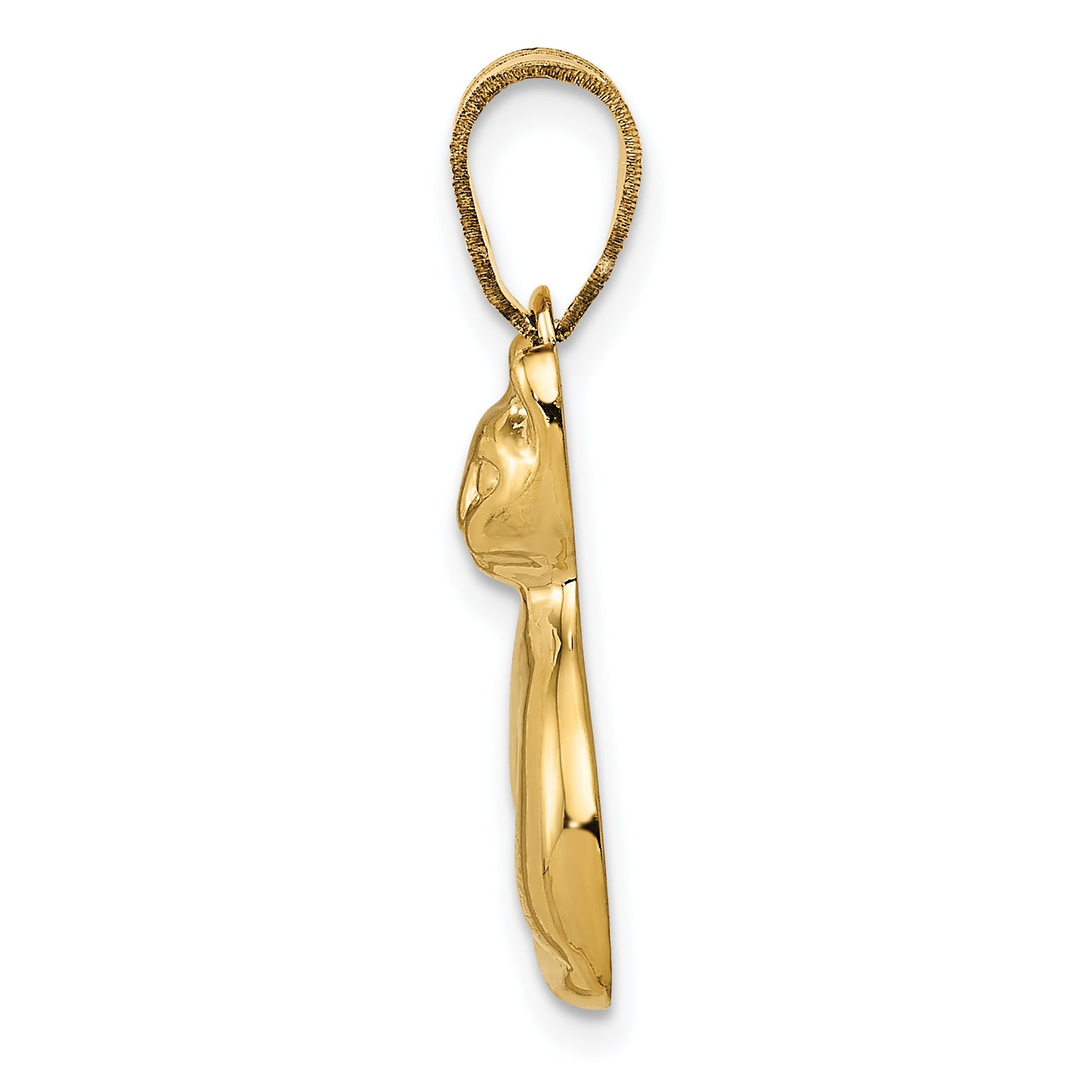 14k Yellow Gold 14k Cat Charm