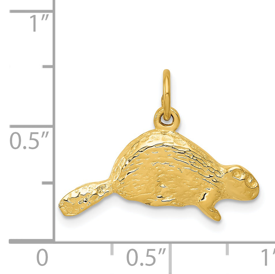 14k Yellow Gold 14k Beaver Charm