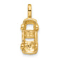 14k Yellow Gold 14k 3D Sports Car Charm