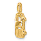 14k Yellow Gold 14k 3D Sports Car Charm