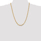 14K Yellow Gold 24 Inch 4mm Byzantine With Lobster Clasp Chain