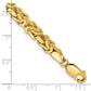 14K Yellow Gold 8 Inch 5.25mm Byzantine With Lobster Clasp Chain