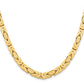 14K Yellow Gold 20 Inch 6.5mm Byzantine With Lobster Clasp Chain