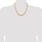 14K Yellow Gold 20 Inch 6.5mm Byzantine With Lobster Clasp Chain