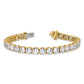 14k Yellow Gold 22 1/2 Ct. Lab Grown Diamond VS/SI+ G+ Complete Tennis Bracelet