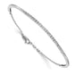 14k White Gold 1/2 Ct. Lab Grown Diamond VS/SI+ G+ Bangle Bracelet