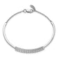 14k White Gold 1 Ct. Lab Grown Diamond VS/SI+ G+ with a .5 inch extention Bangle Bracelet