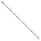 14k White Gold 1/2 Ct. Lab Grown Diamond VS/SI+ G+ 7.25 inch Infinity Bracelet