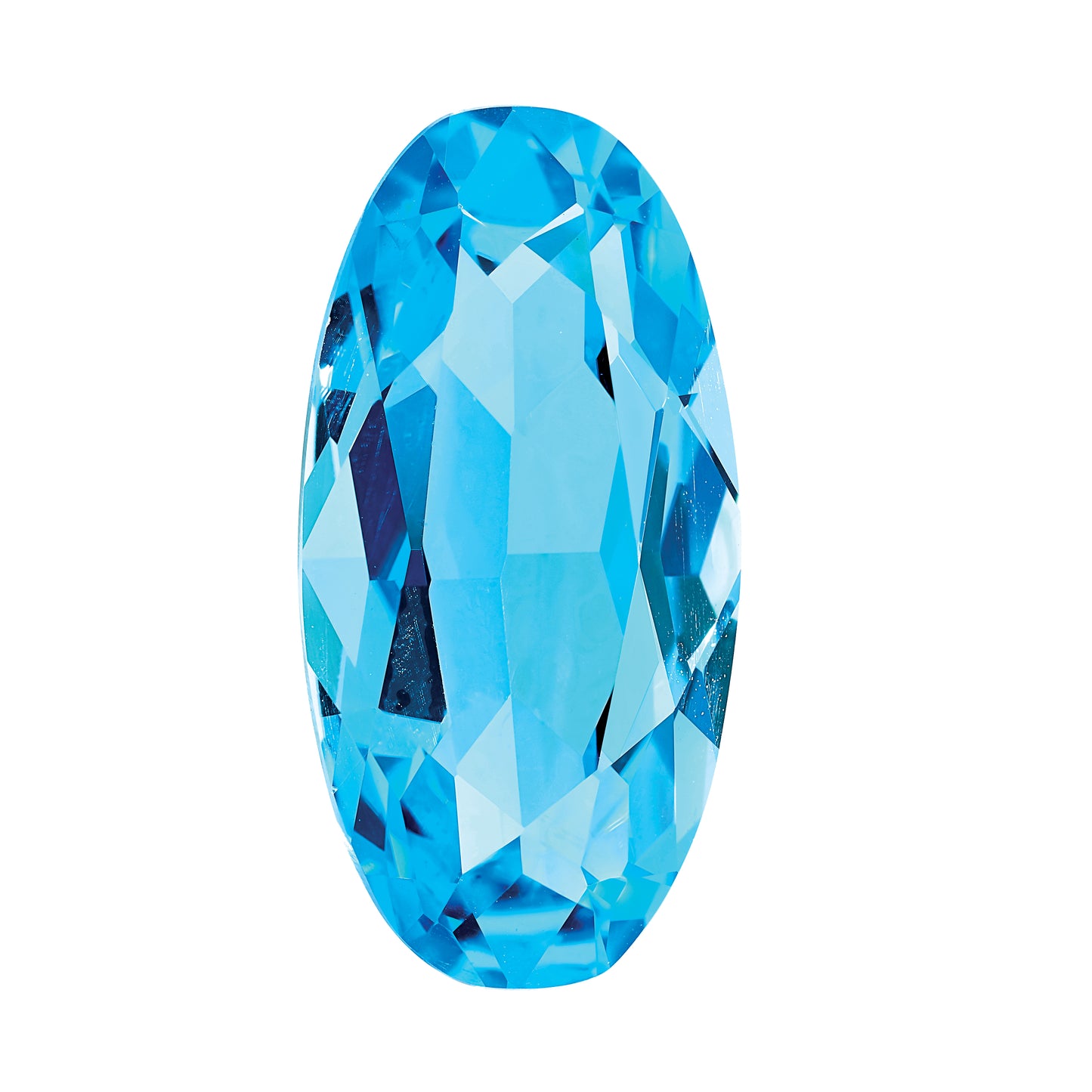 Gemstone Swiss Blue Topaz Aa Quality 20X10mm Oval