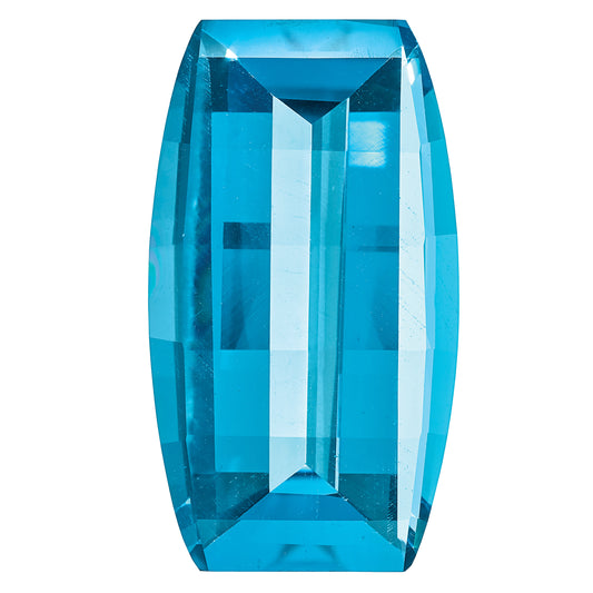 Gemstone Swiss Blue Topaz Aa Quality 20X10mm Barrel