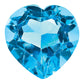 Gemstone Swiss Blue Topaz Aa Quality 5mm Heart