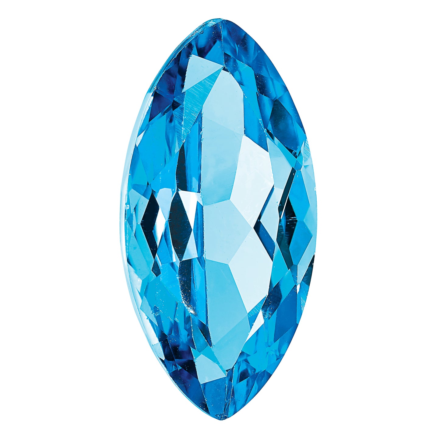 Gemstone Swiss Blue Topaz Aa Quality 5X2.5mm Marquise