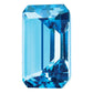 Gemstone Swiss Blue Topaz Aa Quality 6X4mm Emerald Cut