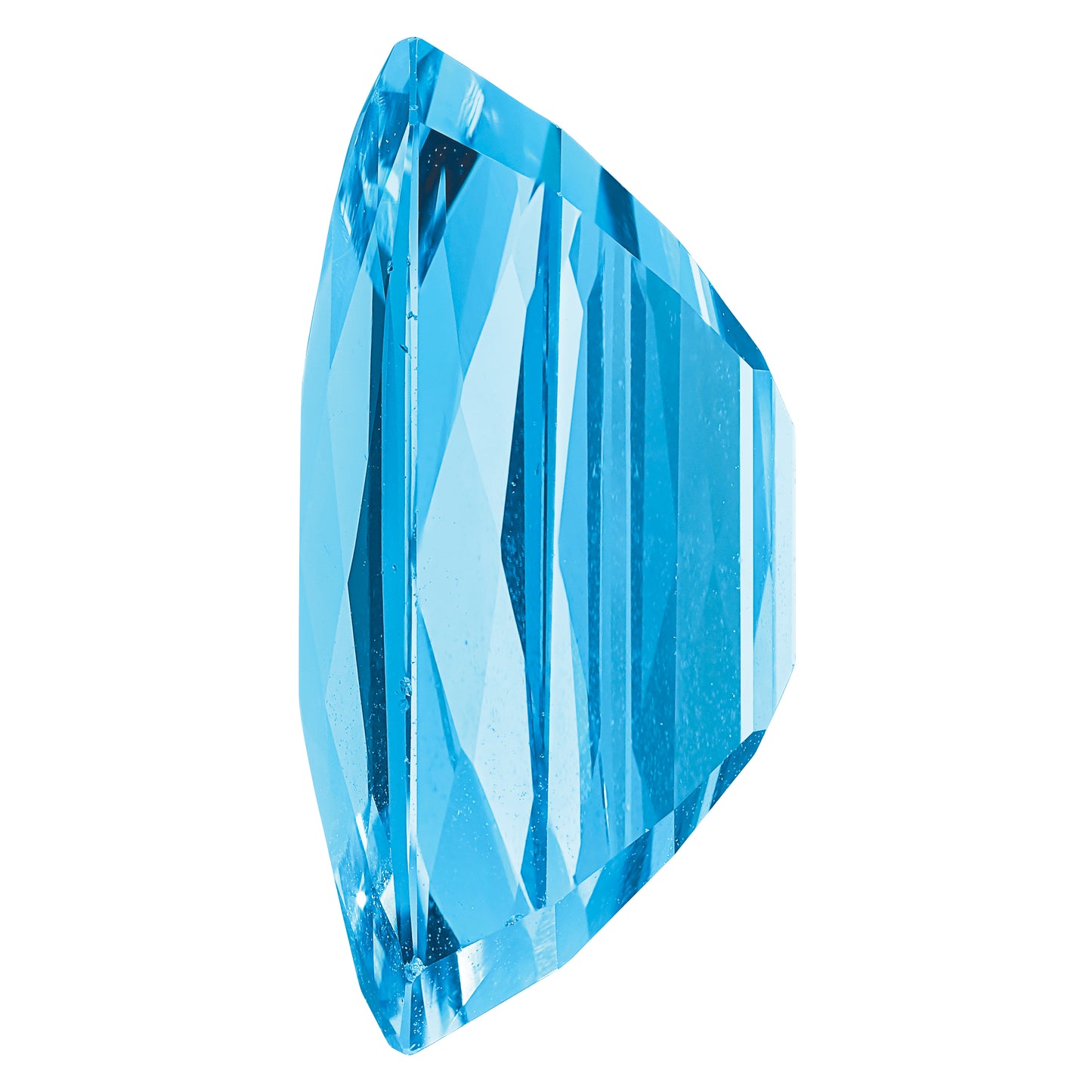 Gemstone Swiss Blue Topaz Aa Quality 16X12mm Emerald Checkerboard Cut