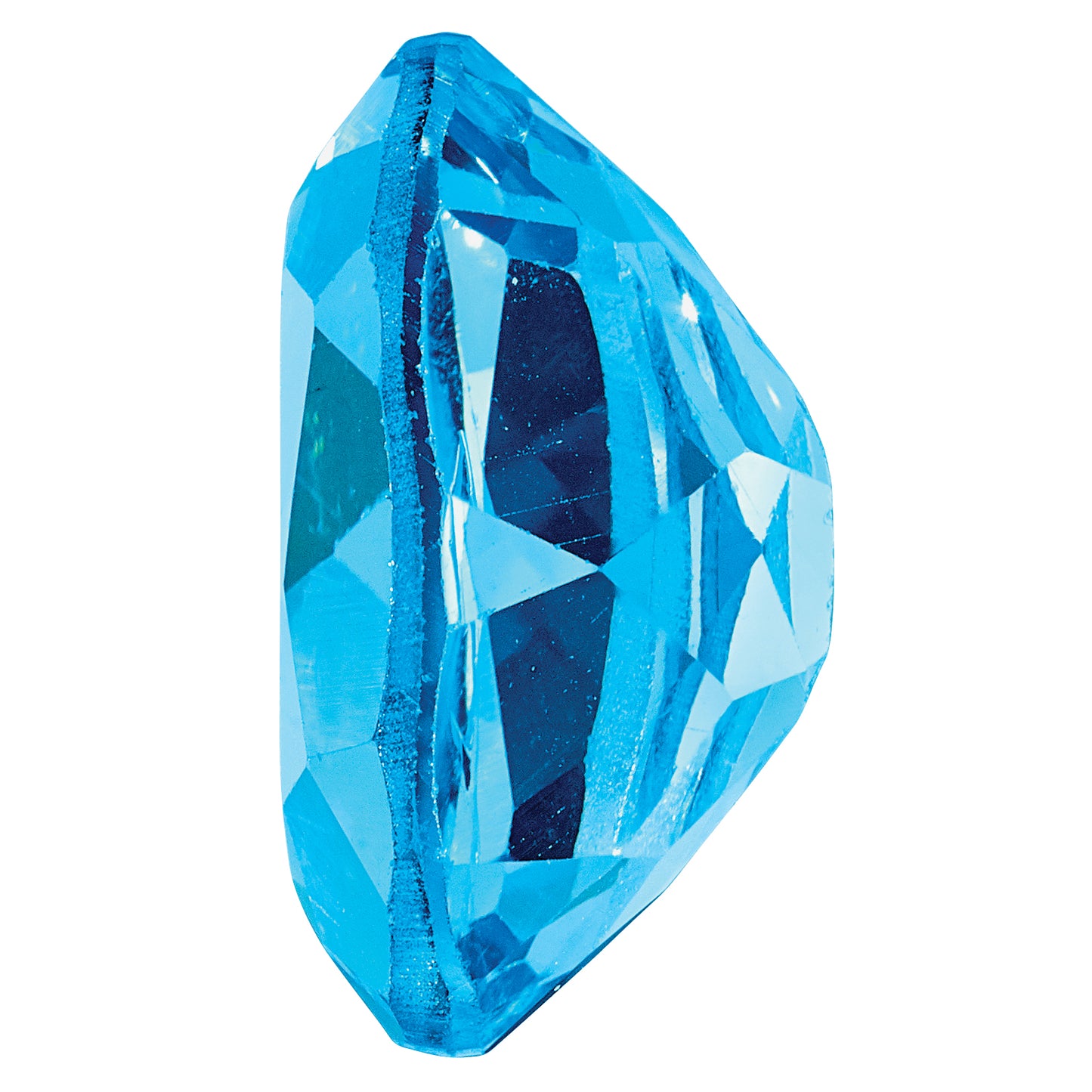 Gemstone Swiss Blue Topaz Aa Quality 12X10mm Oval