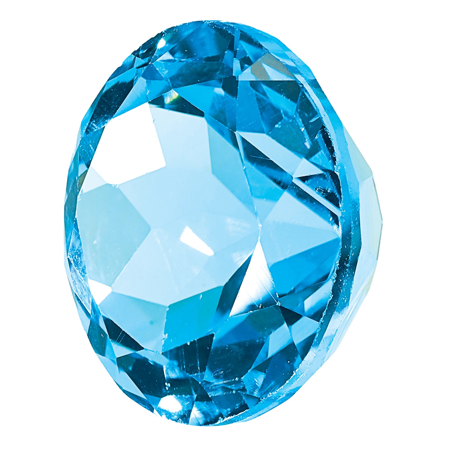 Gemstone Swiss Blue Topaz Aa Quality 10mm Round