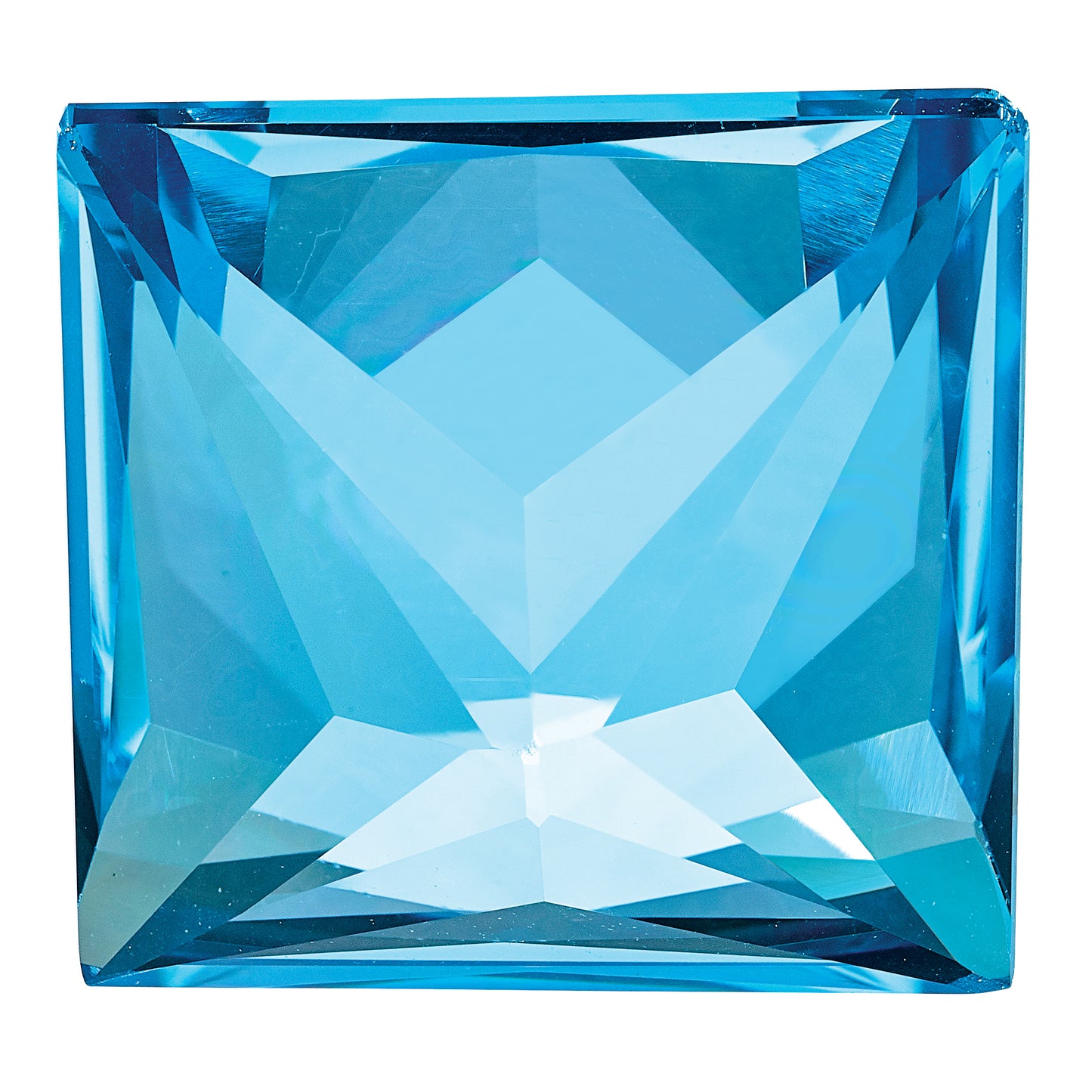 Gemstone Swiss Blue Topaz Aa Quality 5mm Princess