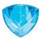 Gemstone Swiss Blue Topaz Aa Quality 10mm Trillion