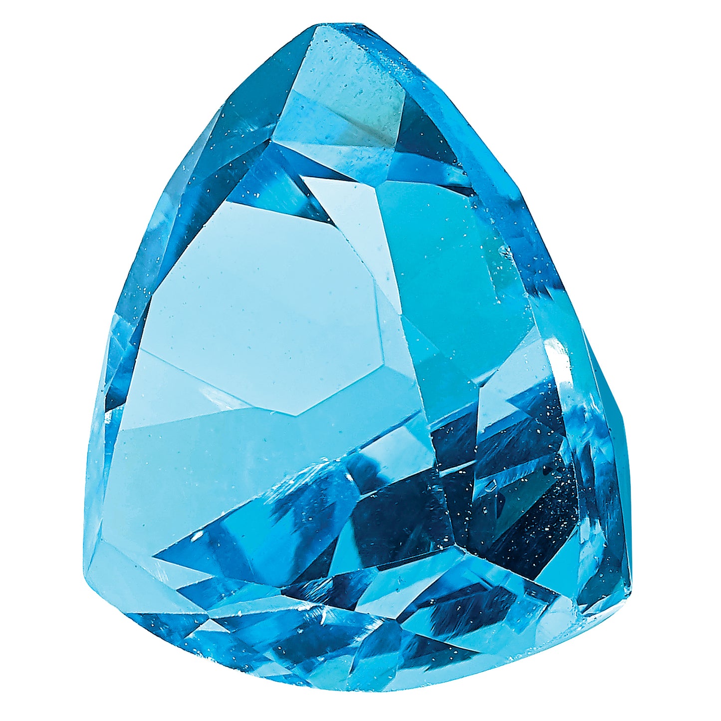 Gemstone Swiss Blue Topaz Aa Quality 10mm Trillion