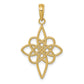 14K Yellow Gold Celtic Knot Pendant