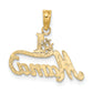 14K Yellow Gold #1 Mama Charm