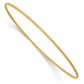 8 Inch 14K 1.5mm Textured Slip-On Bangle Bracelet