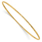 8 Inch 14K 1.5mm Diamond-Cut Slip-On Bangle Bracelet