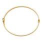 7 Inch 14K Polished Hinged Bangle Bracelet