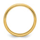 14K Yellow Gold 6mm Double Milgrain Comfort Fit Wedding Band Size 14.5