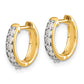 14k Yellow Gold 1/4 Ct. Lab Grown Diamond VS/SI+ G+ Hinged Hoop Earrings