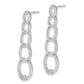 14K White Gold Lab Grown Diamond VS/SI FGH Drop Post Earrings