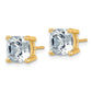 14k Yellow Gold 6 ctw Certified Lab Grown Diamond VS/SI+ G+ Cushion 4 Prong Heavy Wt. Stud Earrings