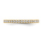 14k Yellow Gold 1/2 Ct. Lab Grown Diamond VS/SI+ G+ Shared Prong Eternity Band Ring