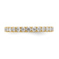 14k Yellow Gold 1 Ct. Lab Grown Diamond VS/SI+ G+ Shared Prong Eternity Band Ring