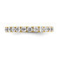 14k Yellow Gold 1 1/2 Ct. Lab Grown Diamond VS/SI+ G+ Shared Prong Eternity Band Ring