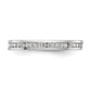 14k White Gold 1/2 Ct. Lab Grown Diamond VS/SI+ G+ Channel Set Eternity Band Ring