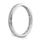 14k White Gold 1/2 Ct. Lab Grown Diamond VS/SI+ G+ Channel Set Eternity Band Ring