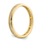 14k Yellow Gold 1/2 Ct. Lab Grown Diamond VS/SI+ G+ Channel Set Eternity Band Ring