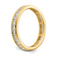 14k Yellow Gold 1 Ct. Lab Grown Diamond VS/SI+ G+ Channel Set Size 4.5 Eternity Band