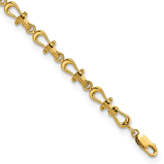 7.5 Inch 14K Mariner'S Link 7.5In Bracelet