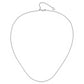 30 Inch Sterling Silver Adjustable 1.4mm Cable Chain