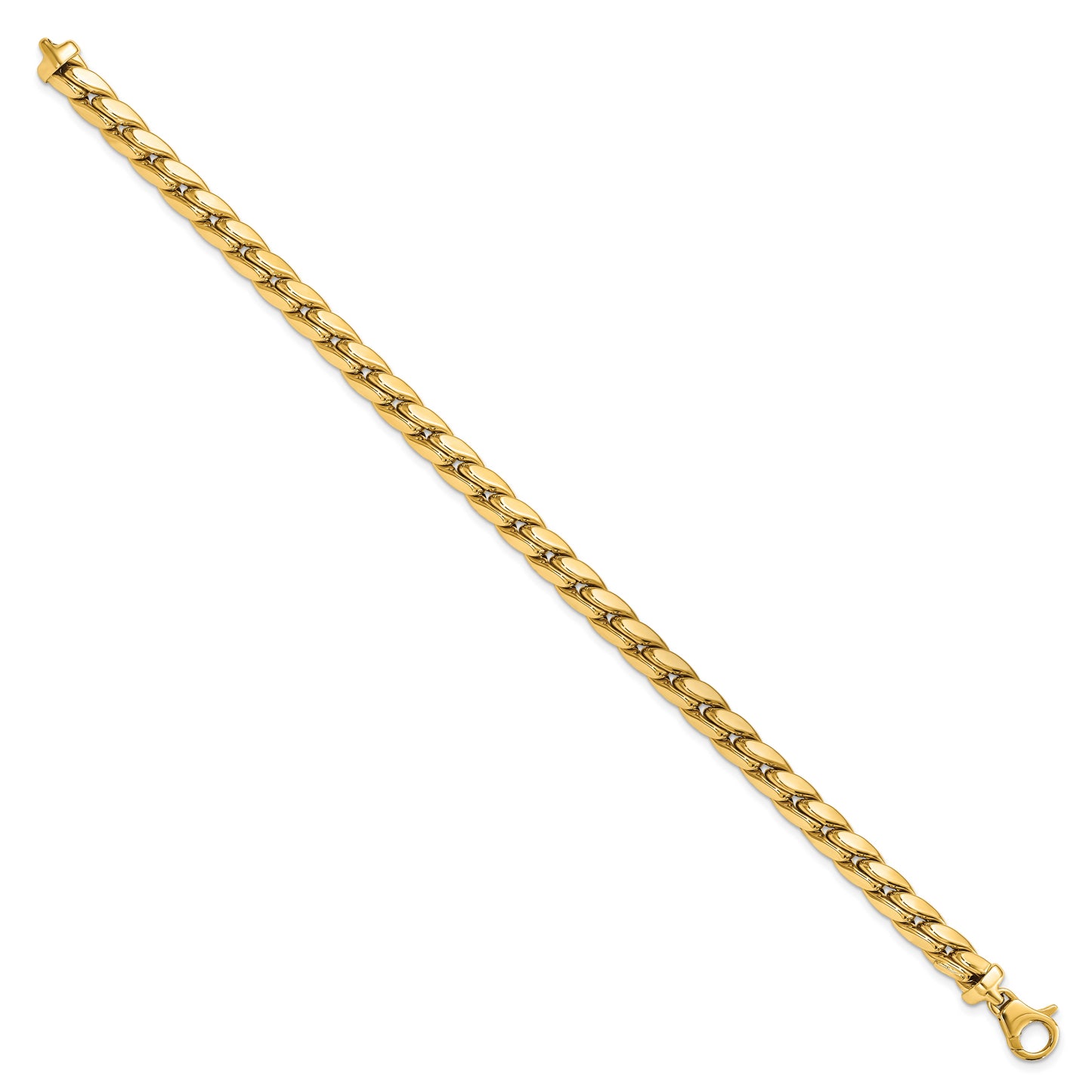 8.5 Inch 14K Polished Fancy Link Men'S Bracelet