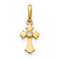 14k Yellow Gold 14k Madi K CZ Children's Cross Pendant